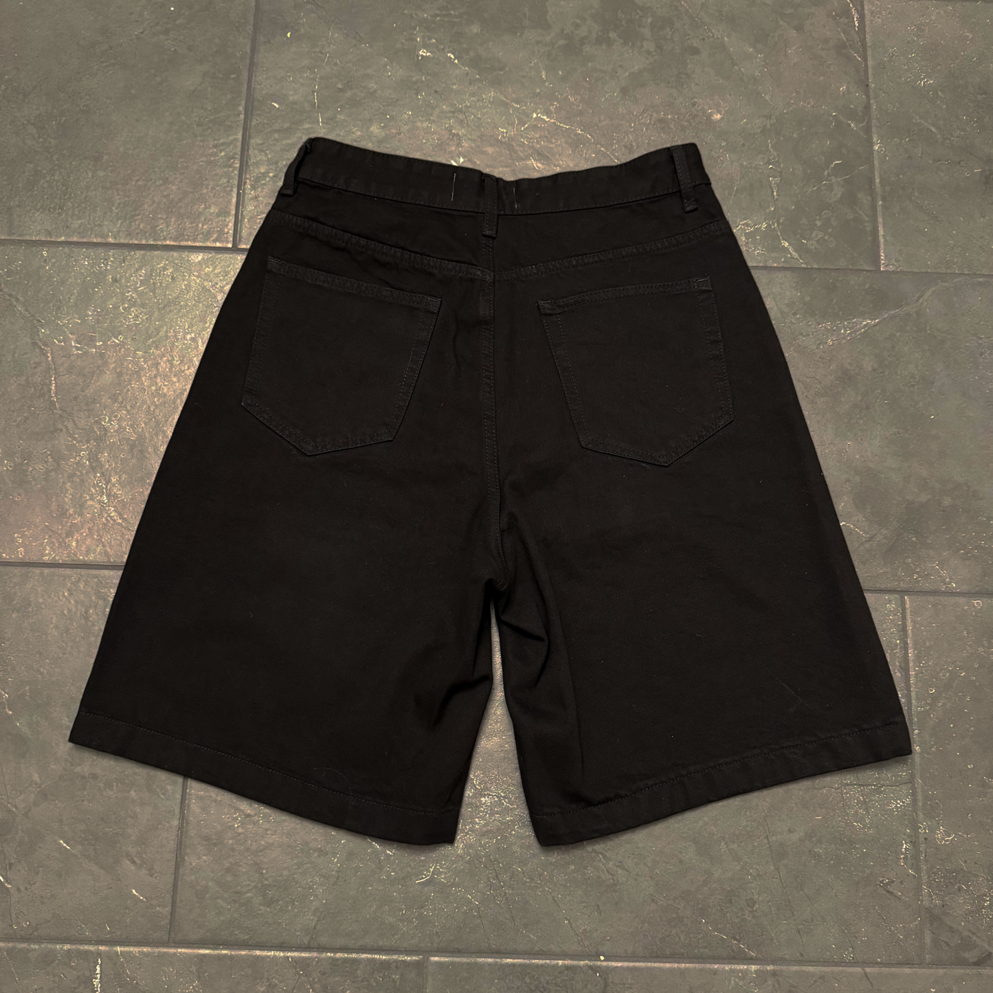 DENIM 001 - BLACK JORTS